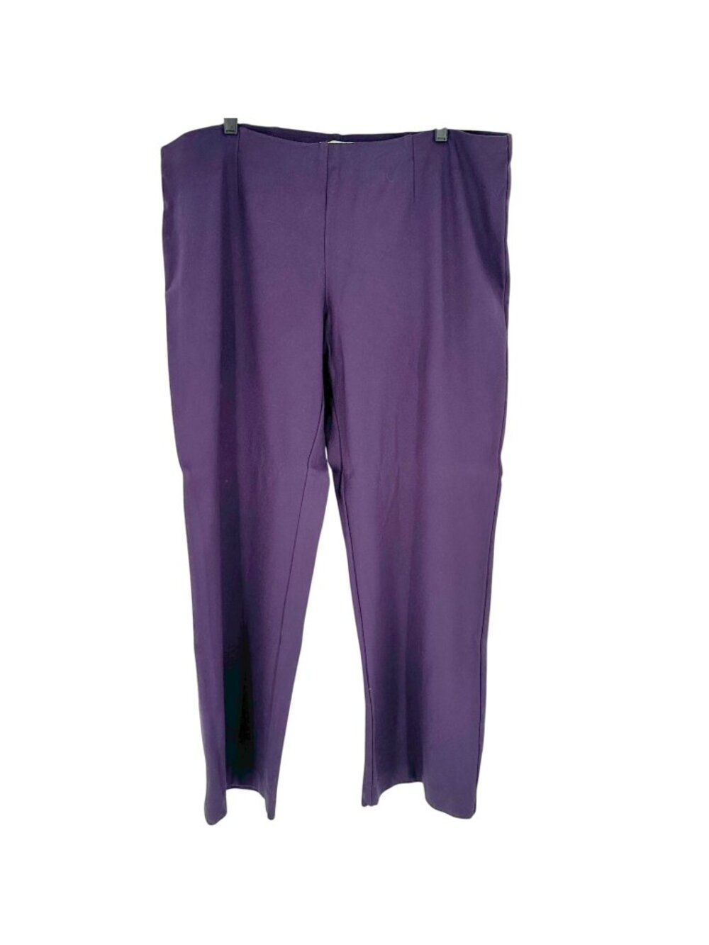 Coldwater Creek Classic Fit Stretch Pants Womens 2X 20-22 Purple Rayon Blend